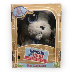 NEW - Little Tykes Rescue Tales Puppies Mini SCHNAUZER 6" Plush  Adopt Me!!